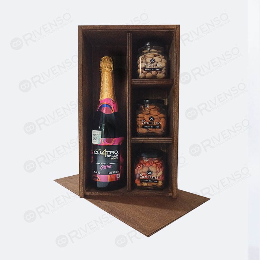 Caja de Vino Cuatro Afrutado